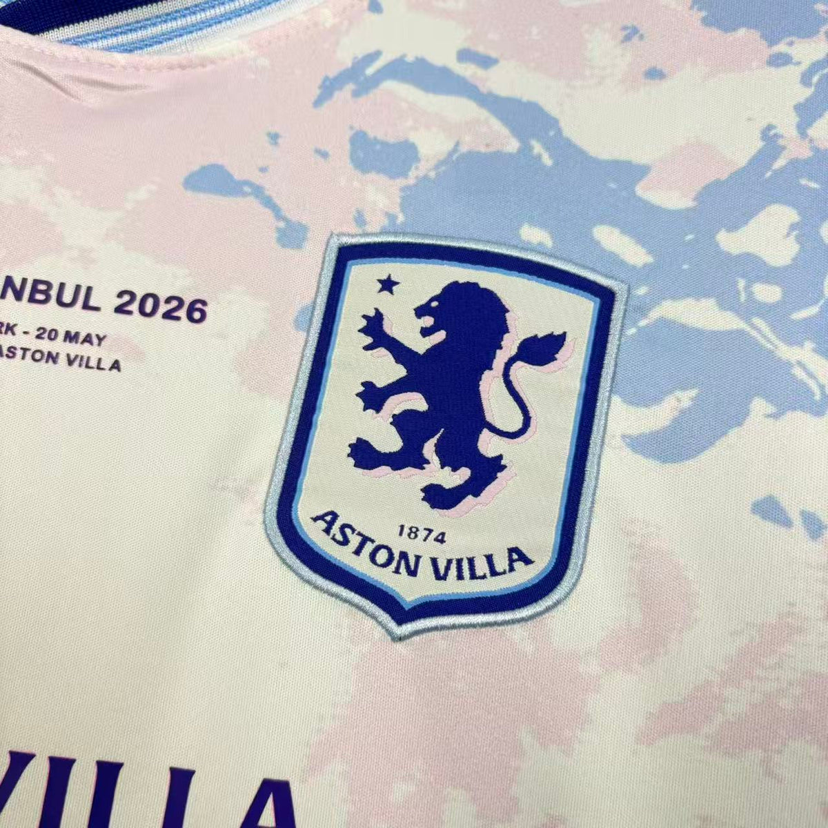 Camisa do Aston Villa, edição campeã da Liga Europa 2026/27