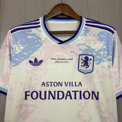 Camisa do Aston Villa, edição campeã da Liga Europa 2026/27