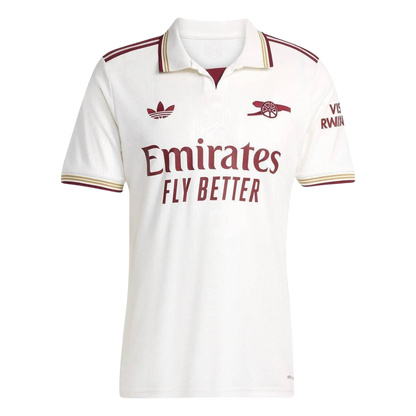 Camisa Arsenal Third 25/26 Torcedor Adidas Masculino - Bege