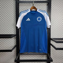 Camisa Cruzeiro I 25/26 Torcedor Adidas Masculina - Azul Lisa