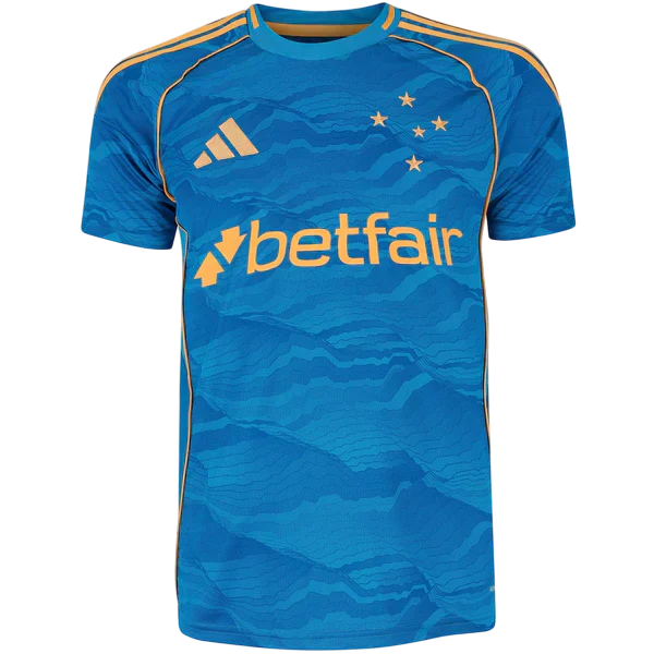 Camisa Cruzeiro III 25/26 Torcedor Adidas Masculina - Azul