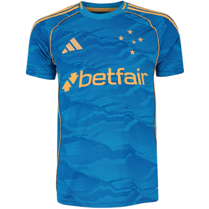 Camisa Cruzeiro III 25/26 Torcedor Adidas Masculina - Azul