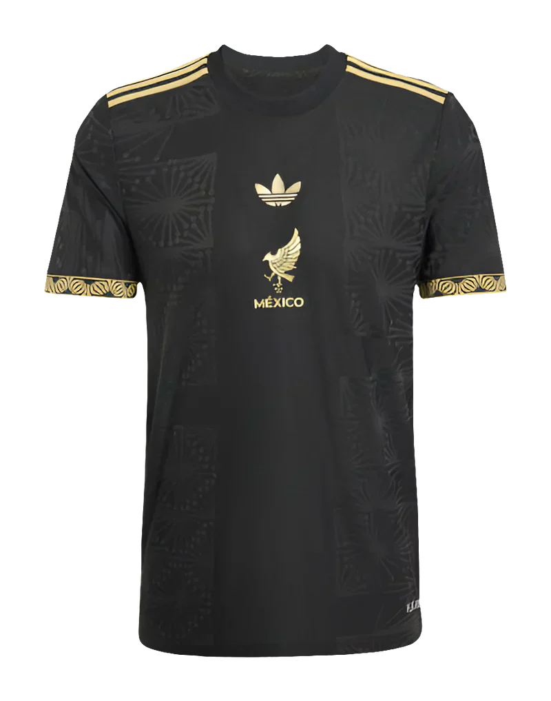 Camisa México 25/26 Gold Cup Edition - Preta - Versão Torcedor