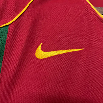 Camisa Portugal Retrô 2002 Vermelha