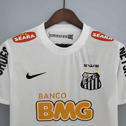 Camisa Santos I Retrô 11/12 Torcedor Nike Masculina - Branca