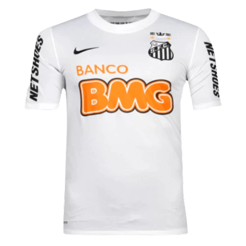 Camisa Santos I Retrô 11/12 Torcedor Nike Masculina - Branca
