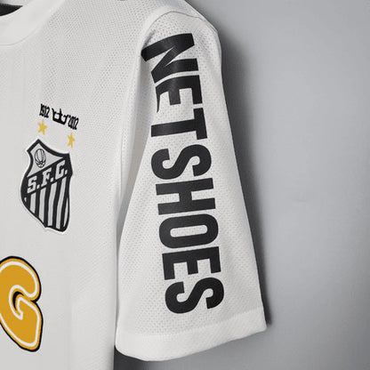 Camisa Santos I Retrô 11/12 Torcedor Nike Masculina - Branca