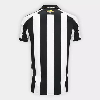 Camisa Santos II 2026/27 Torcedor Umbro - Preta e Branca