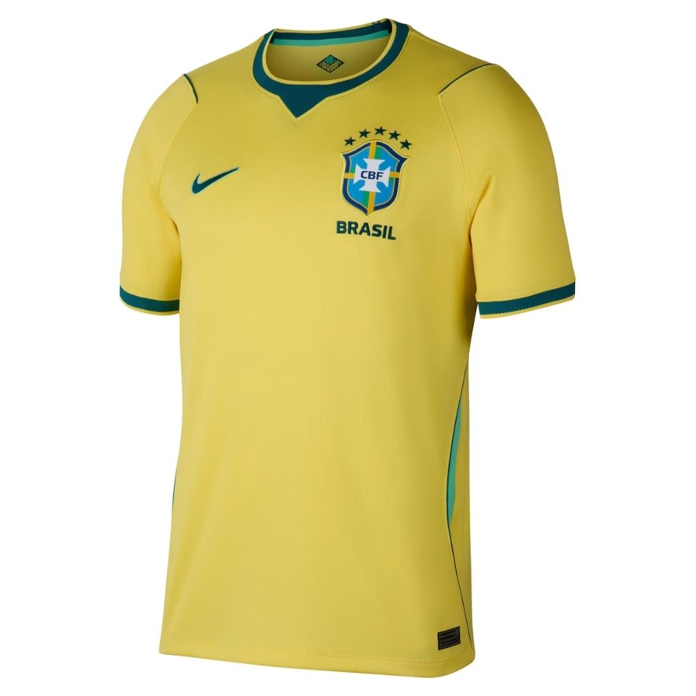 Camisa Brasil Home 26/27 Nike Torcedor Masculina - Amarela