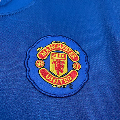 Camisa Retrô Manchester United Nike 2007/08 Masculino Azul