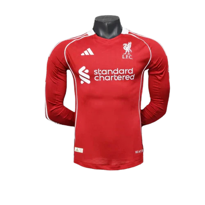 Camisa Liverpool I 25/26 - Manga Longa