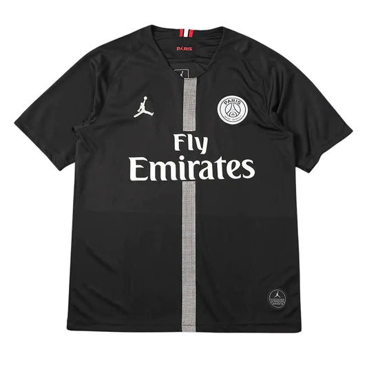 Camisa Paris Saint Germain PSG Retrô Reserva Away II 18/19 Torcedor Nike Masculina - Preto